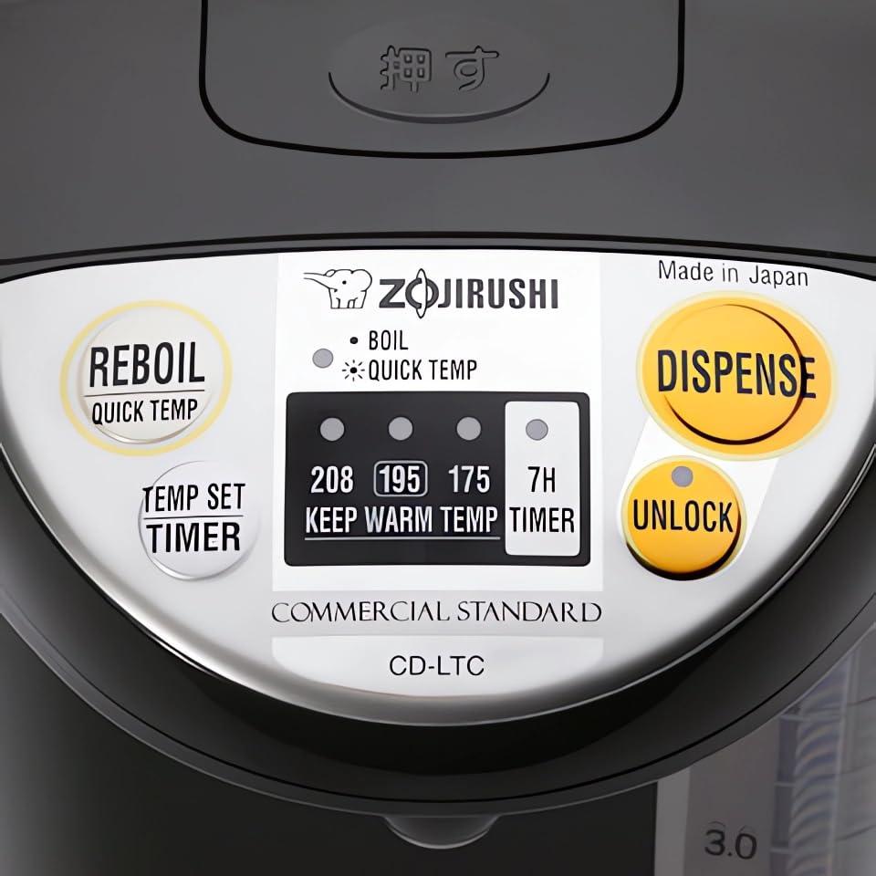 Zojirushi Zojirushi CD-LTC50 Commercial Water Boiler and Warmer (169 oz, Black)