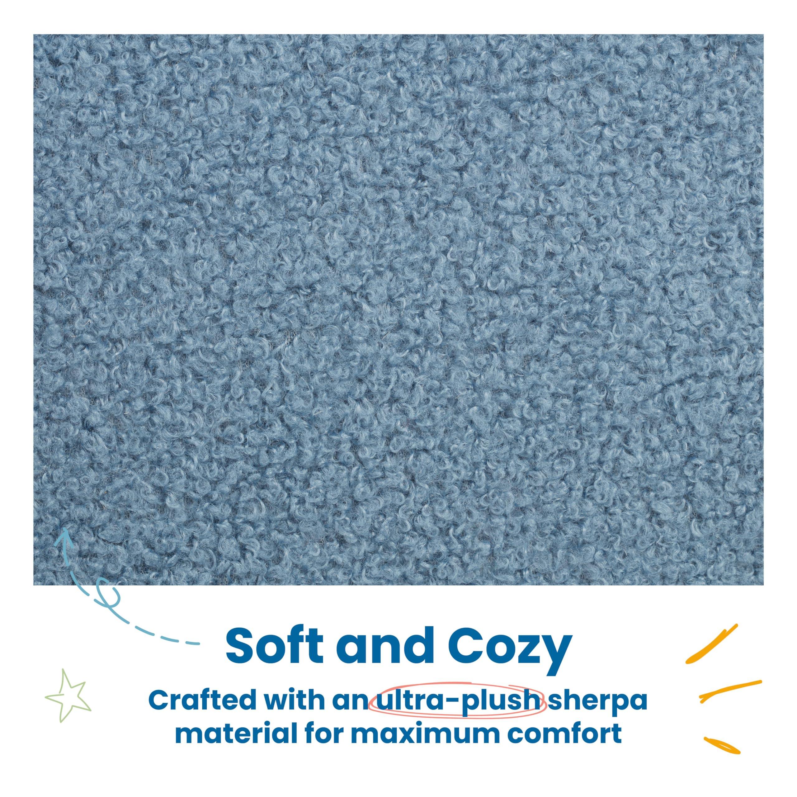 ECR4Kids ECR4Kids Sophie Accent Chair, Kids Furniture, Peacock Blue