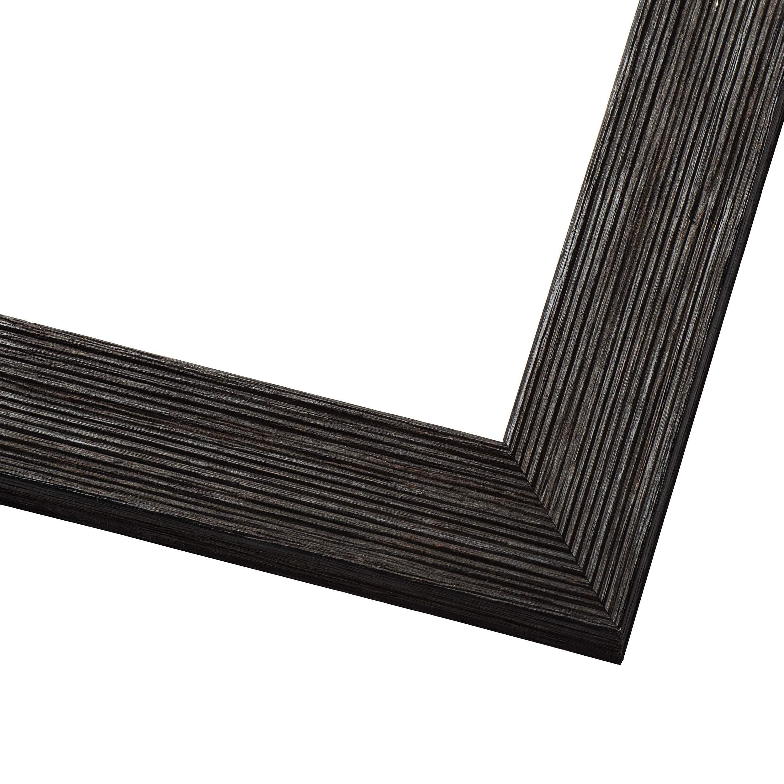 CountryArtHouse CountryArtHouse 27x38 Frame Black Barnwood Picture Frame Includes UV Acrylic Plexiglass, Acid Free Foam Backing Board and Hanging Hardware