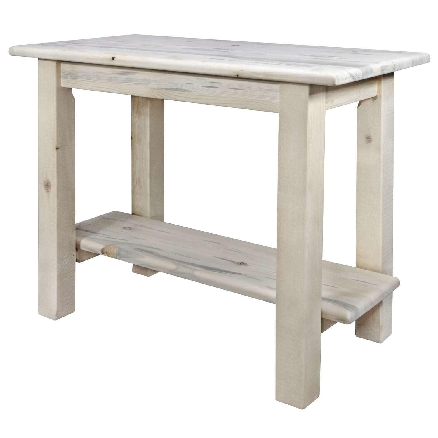 Montana Woodworks Montana Woodworks Homestead Collection Console Table with Shelf, Ready to Finish
