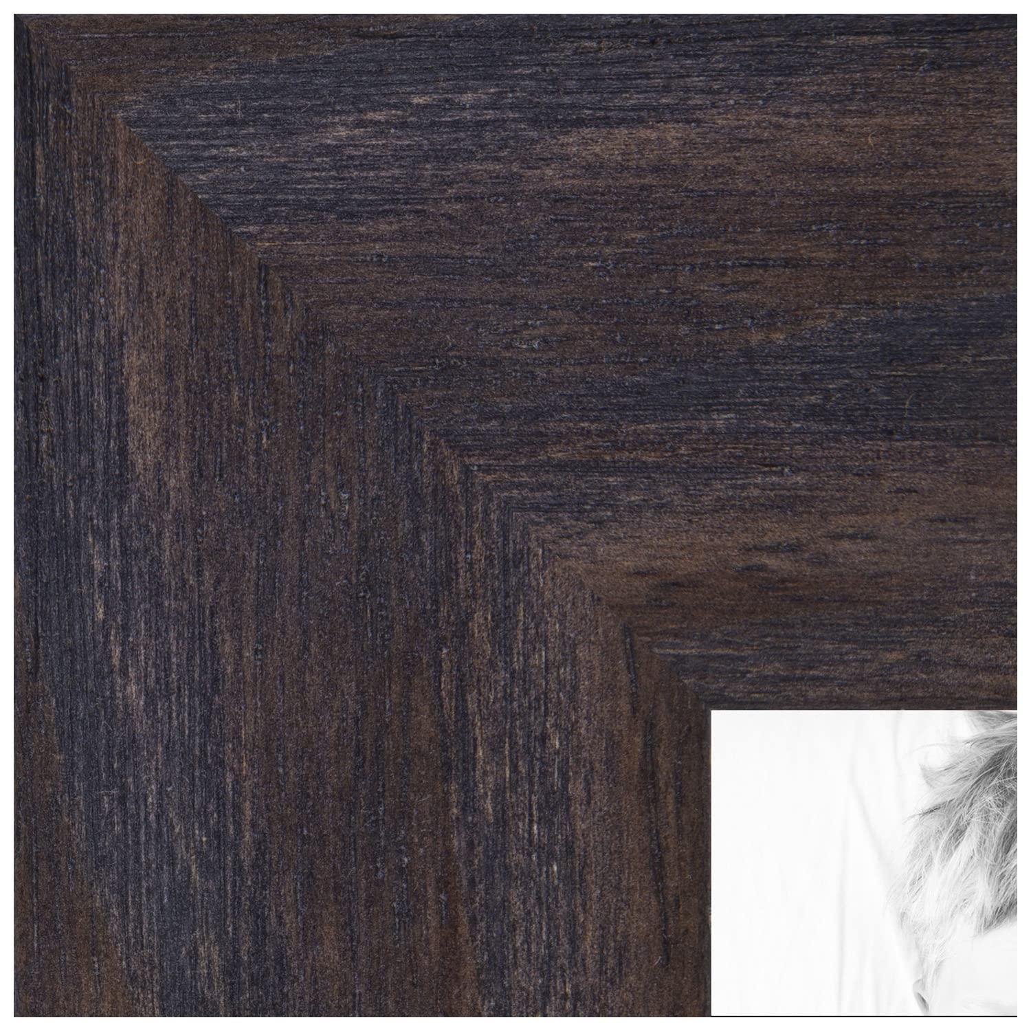 ArtToFrames ArtToFrames 28x39 Inch Black Picture Frame, This 1.75 Inch Custom Wood Poster Frame is Black, Great for Your Art or Photos - Comes with Economy Acrylic