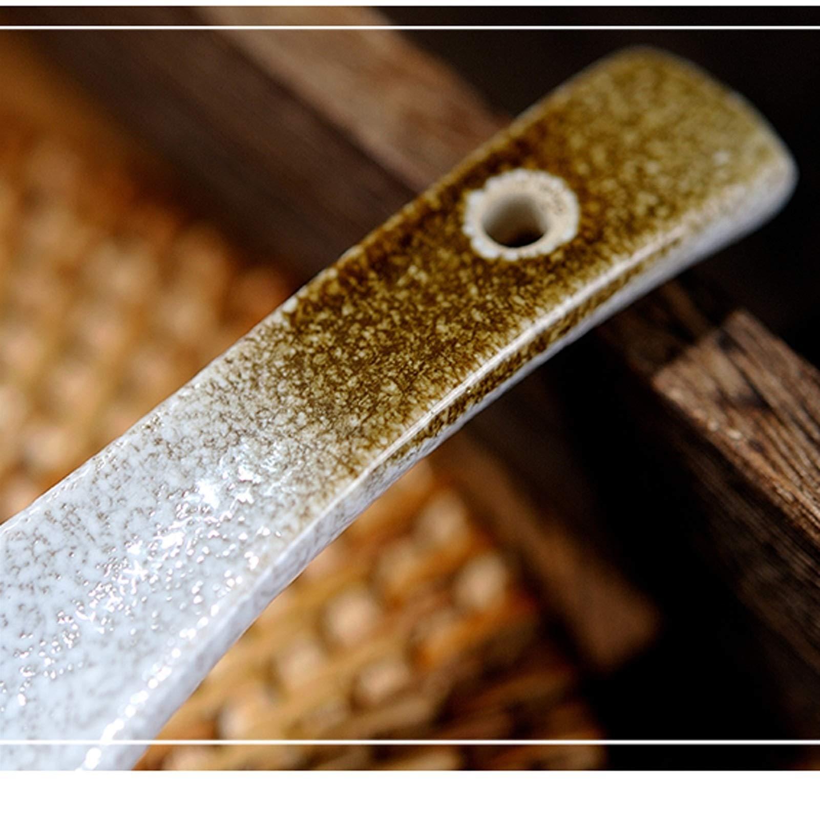 Lzeal Soup Spoons/Soup Ladle Multifunctional Chinese Ceramic Soup Spoon, Table Spoon, Cereal, Appetizer, Gravy,dumplings Mixed Edible Soup Spoon Ladles for Serving