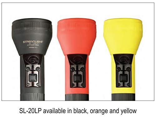 Streamlight Streamlight 25320 SL-20LP 450-Lumen Full Size Rechargeable LED Flashlight Without Charger, Yellow