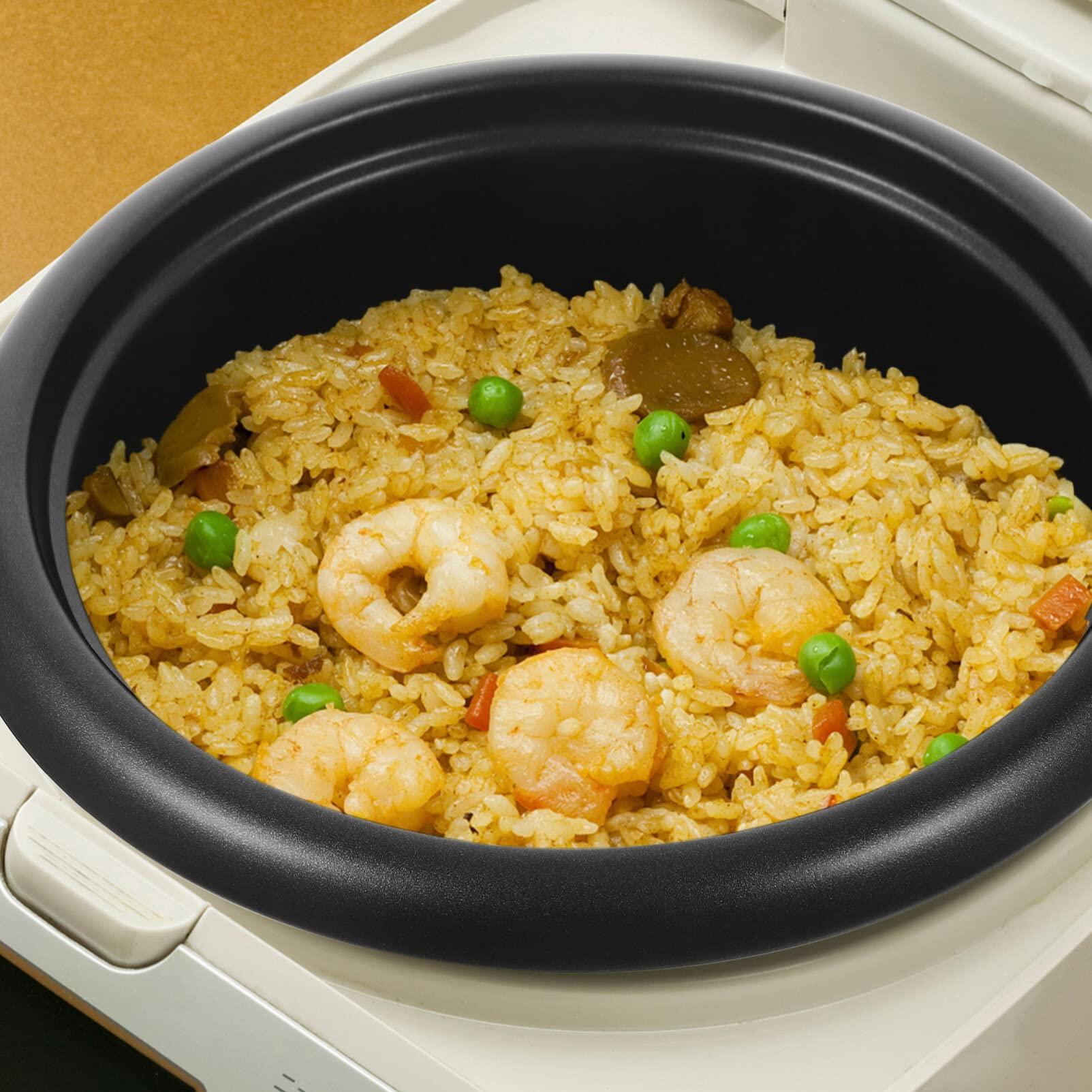 Kichvoe Rice Cooker Replacement Pot 9.3 * 3.9Inch Rice Cooker Inner Pot 2L Non- Stick Rice Cooker Liner Replacement Rice Cooker Insert Rice Maker Accessories Rice Cooker Pot Replacement