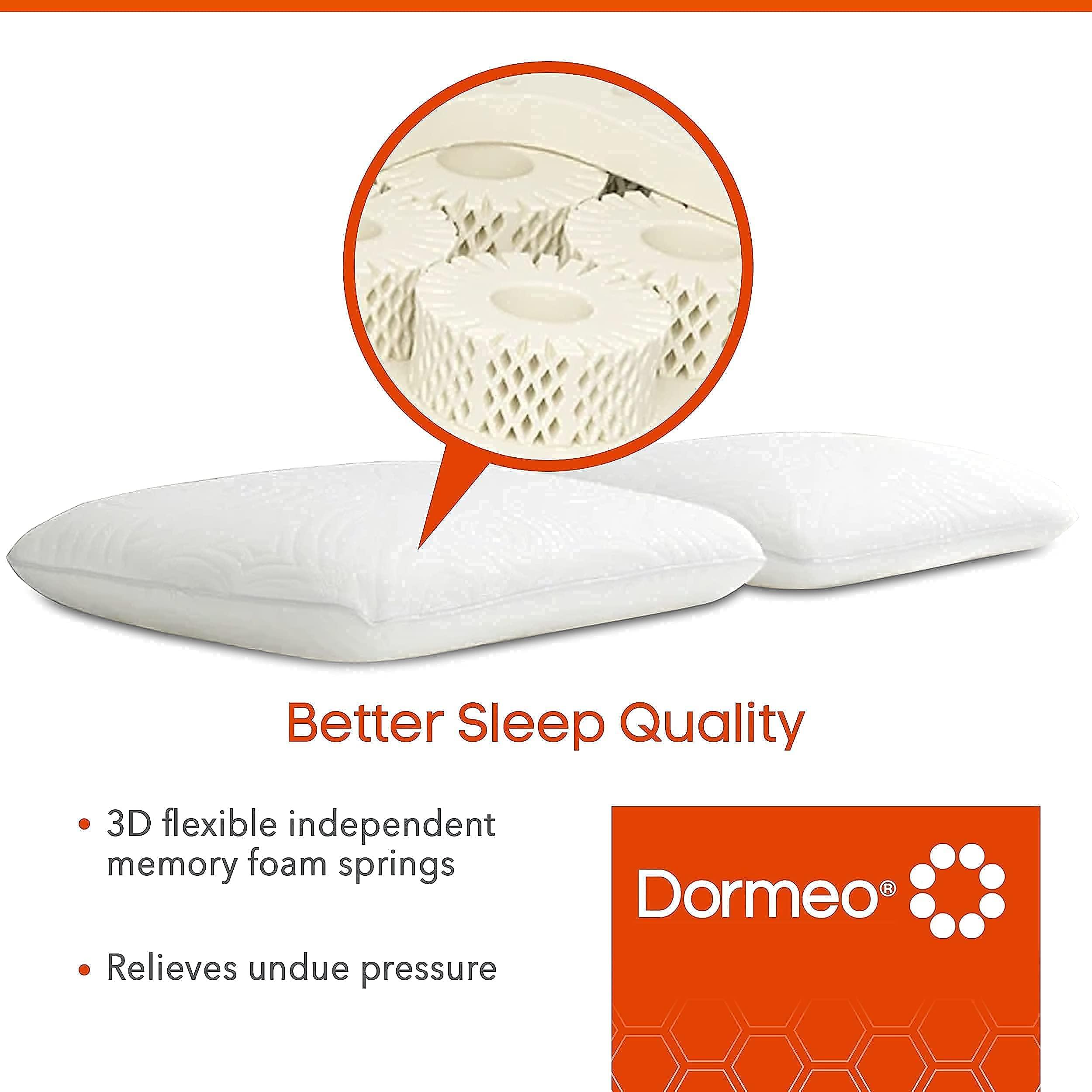 Dormeo The Premium Mattress Topper by Dormeo (King) and True Evolution Pillow Bundle