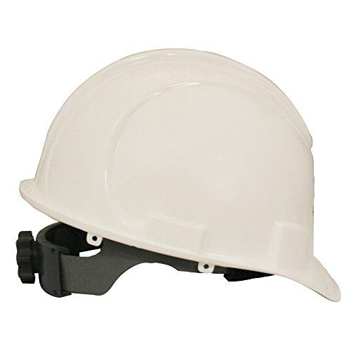 Jackson Safety Jackson Safety Charger Safety Hard Hat with 4-Point Ratchet Suspension, Cap-Style, HDPE, White (Case of 12), 20392