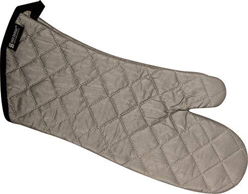 San Jamar San Jamar 801SG17 Silicone Temperature Protection Oven/Freezer Mitt, 17" Length, Silver