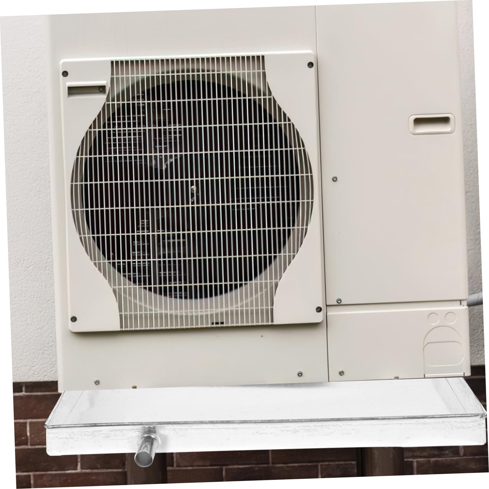 OSALADI OSALADI Air Conditioner Water Tray Drain Tray Refrigerators Washer Machine Drain Pan Air Conditioner Drip Container Washer Tray Drip Pan Metal Tray Water Heater Drain Pan Square Floor Iron