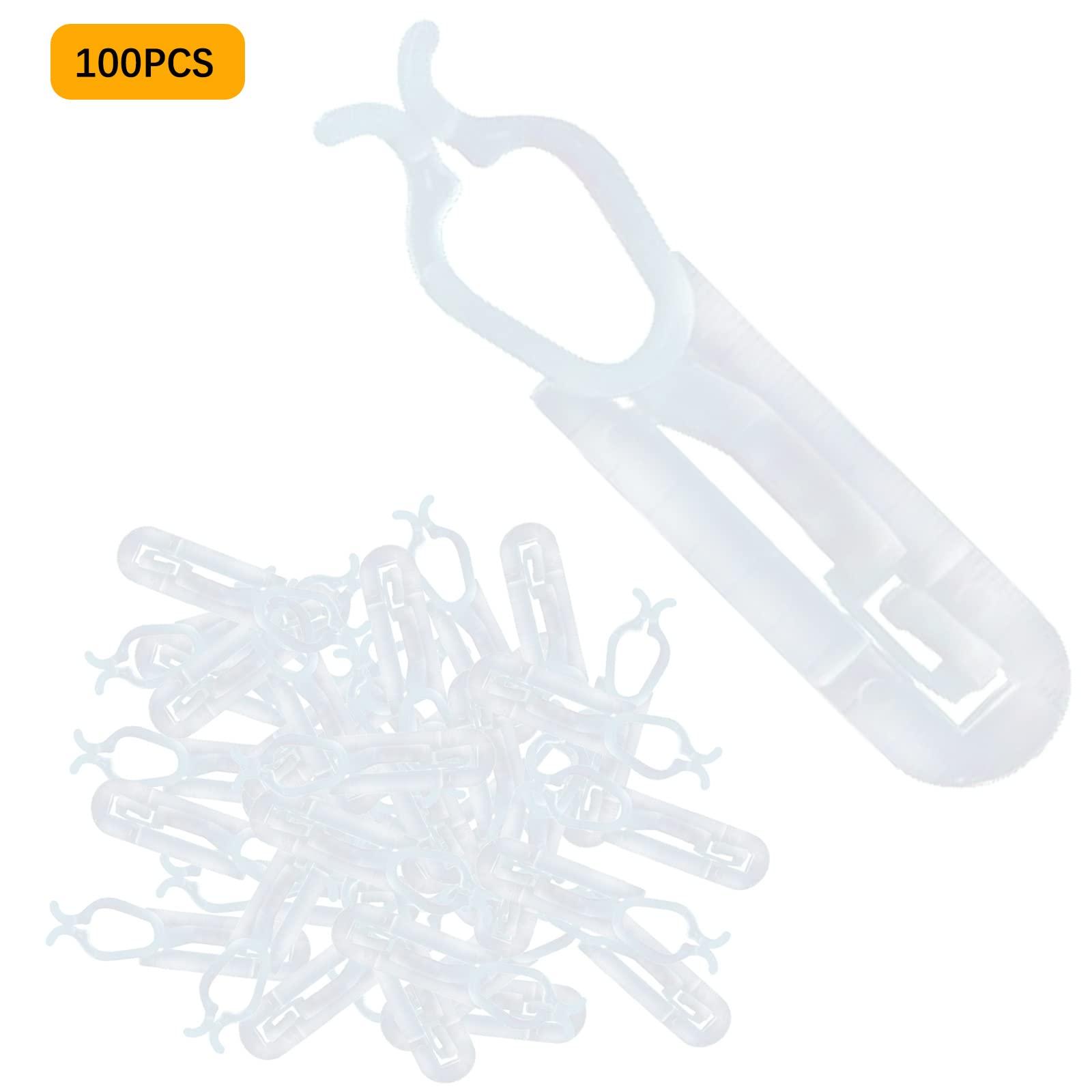 Mokylor Mokylor 200 Pack Christmas Gutter Light Clips, Outdoor Hang Gutter Hooks Black Plastic Light Hanger Hooks Weatherproof Outdoor Light Clip Holiday Light Clip for Christmas Decoration String Light