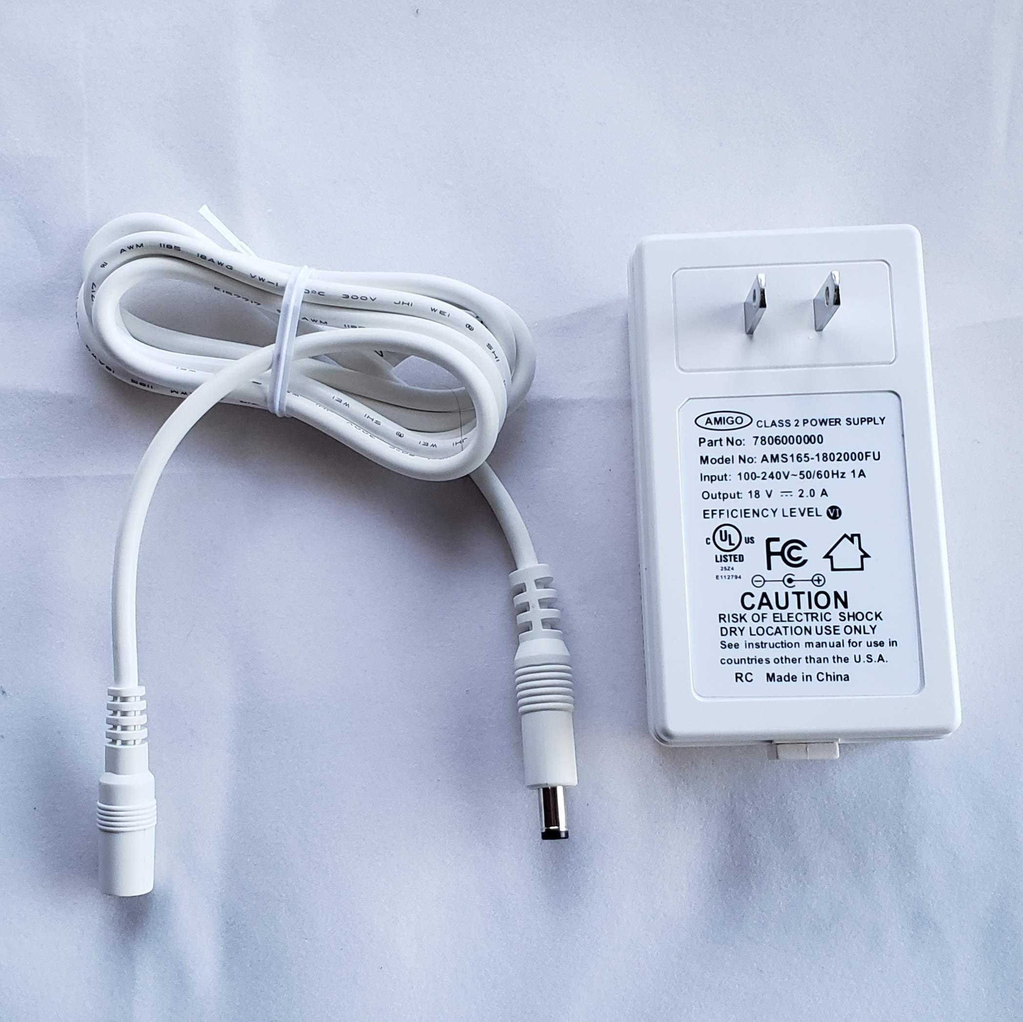 Hunter Company Hunter Douglas Platinum Technology 2.1 18V DC Plug-in Transformer (4' Foot Extension Cord)