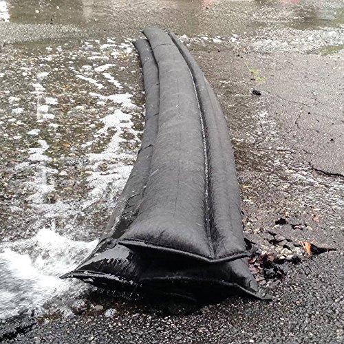 Quick Dam Quick Dam QD65-1 Water-Activated Flood Barrier-5 Feet-1/Pack, 5-ft, Black