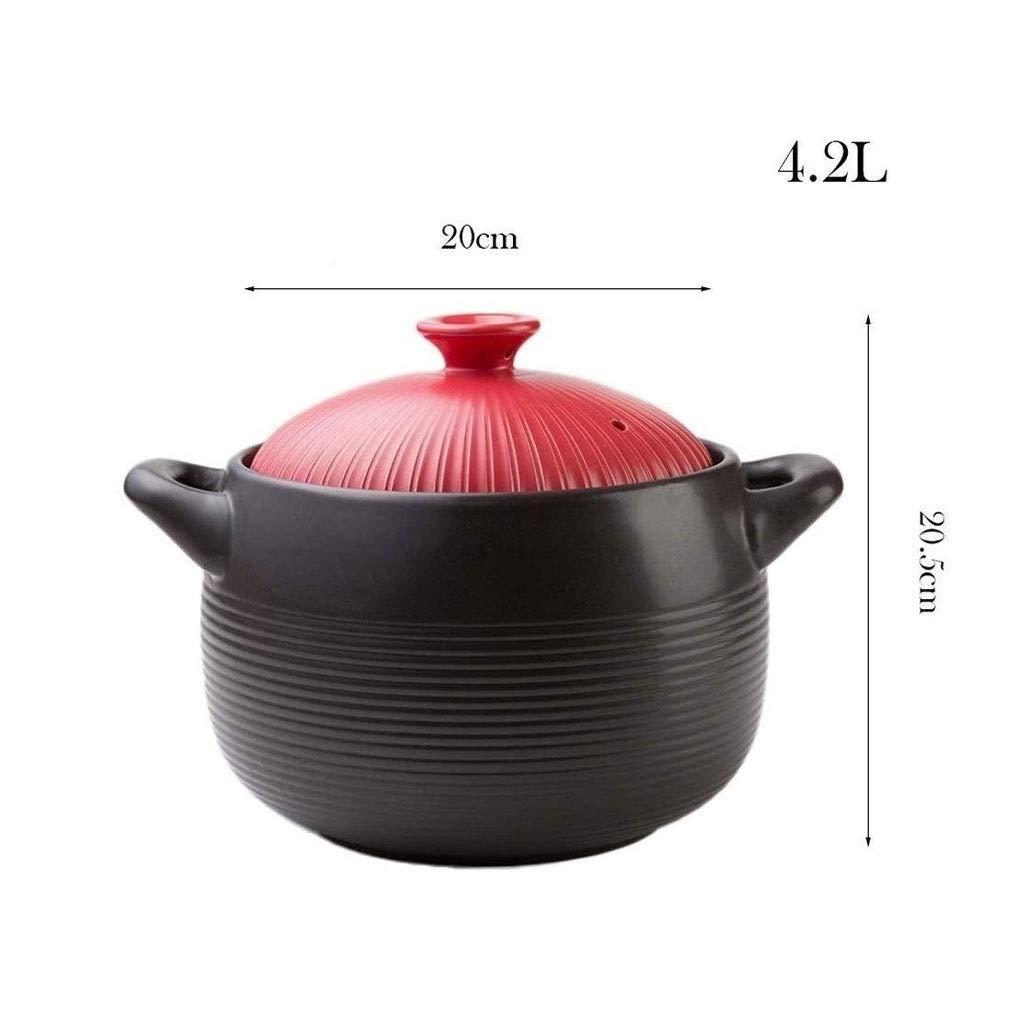 GFFFFFFJJJJJJJJJJJ Ceramics Casserole Casserole Bowl with Lid Country Style Soup Stew Glazed Clay Pot Crocks High Heat Resistant Soup Large Capacity Soup Pot