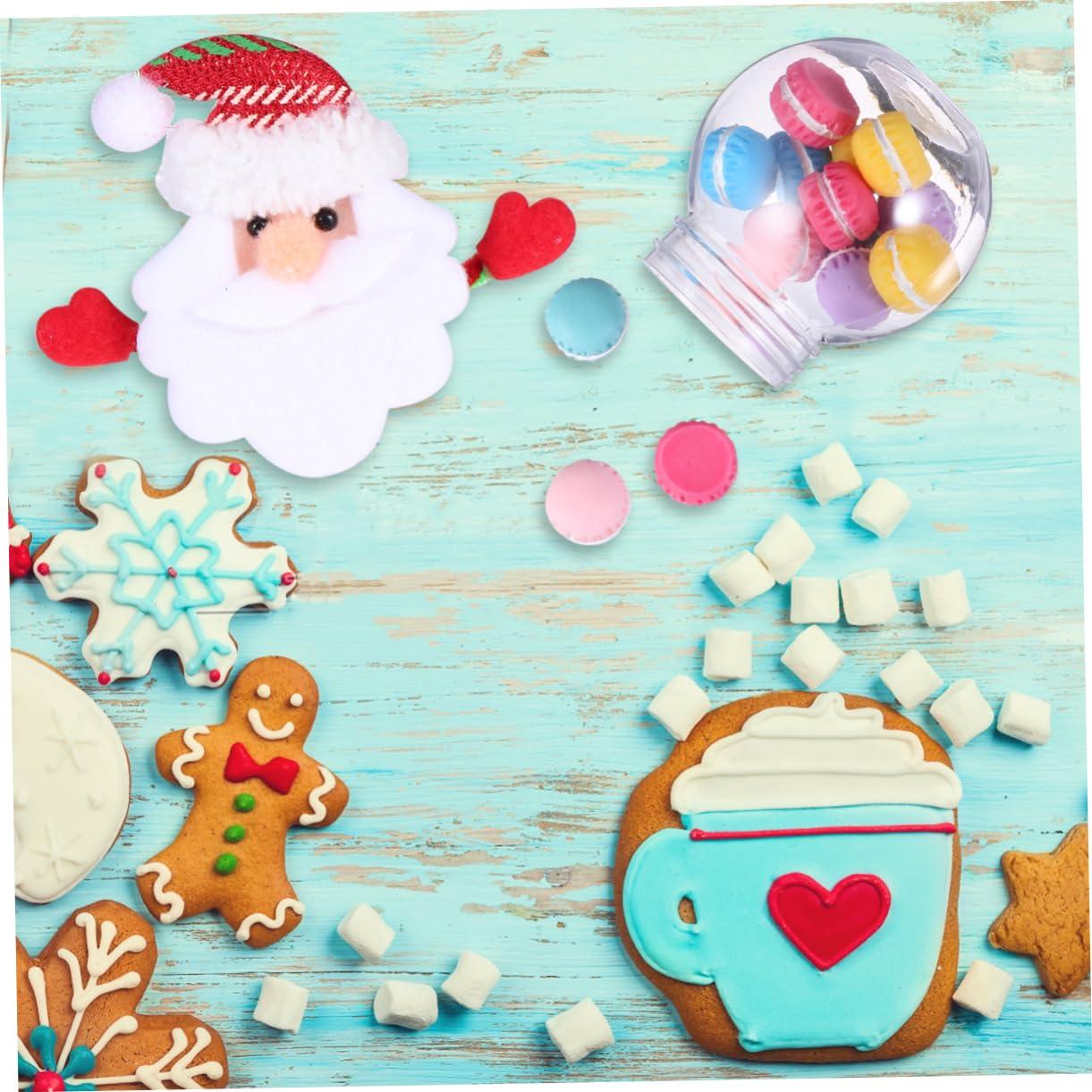 NAMOARLY NAMOARLY 4pcs Box Mini Candy Jar Christmas Lights Tins Snowman Candy Storage Christmas Storage Inflatable Christmas Tree Bag Christmas Treat Storage Canister Xmas Candy Jar Red Plastic