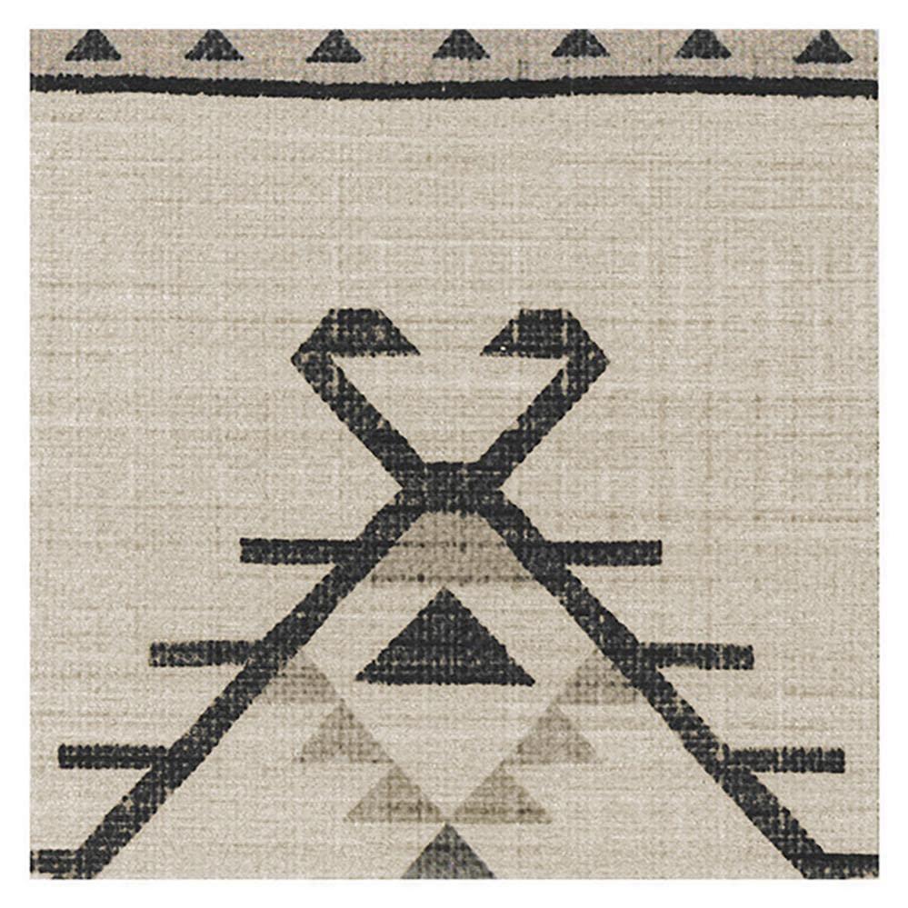 RUGGABLE Ruggable Washable 2x3 Area Rug, Damali Black & White, Premium Rugs for Living Room, Bedroom, Kitchen, Office, Classroom with Gripper Non Slip Pad