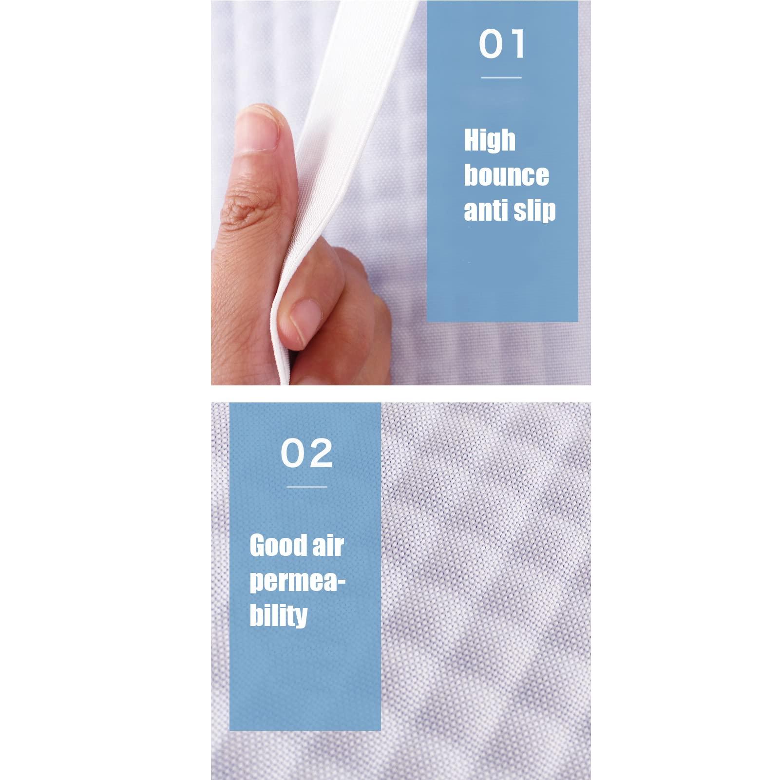 Dioche Gel Pillow Cooling Mat Cooling Gel Pad for Bed Pillow Summer Cushion Soft Flexible Foldable Pillow Mat for Sleeping