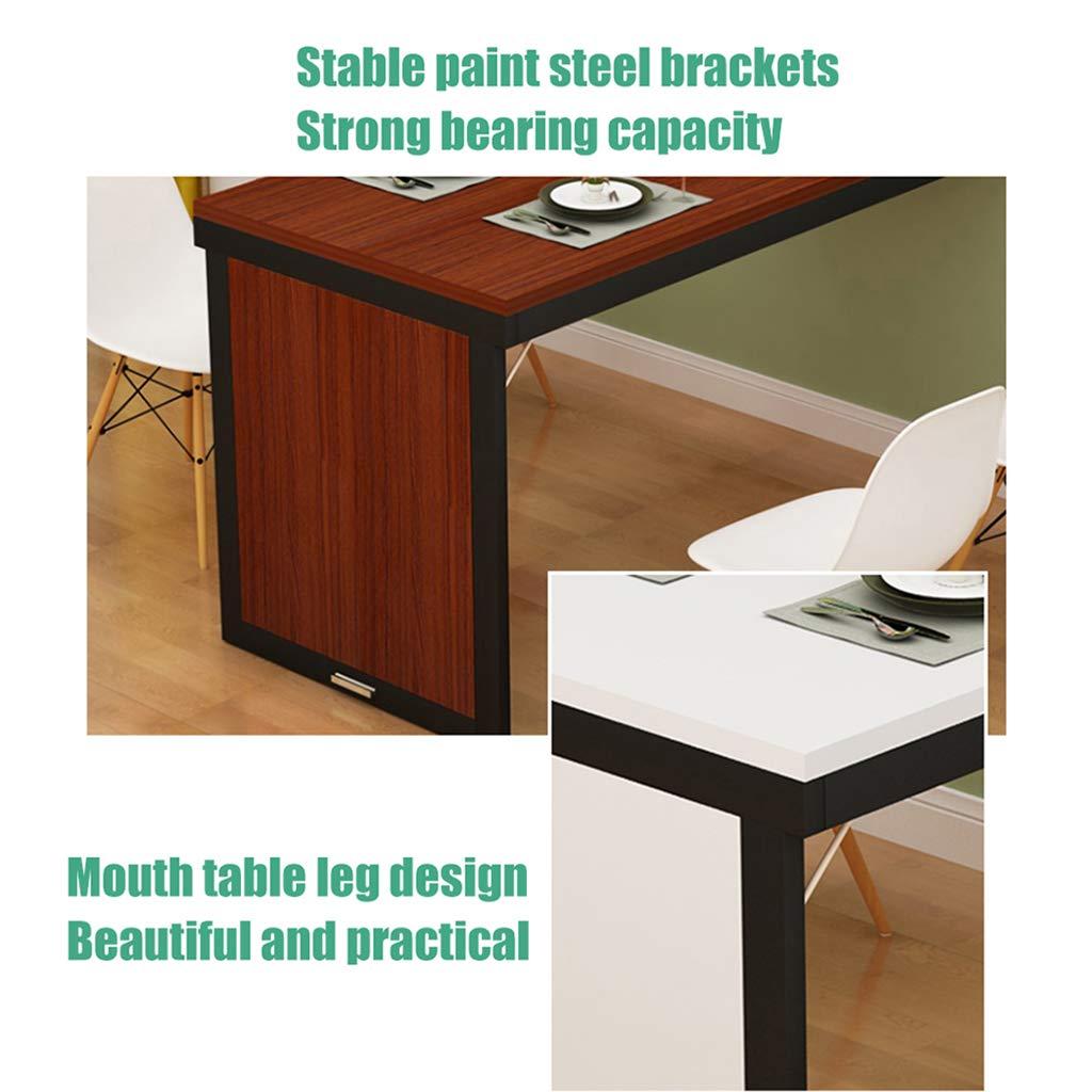 BAHOJAS BAHOJAS Wall Mounted Folding Table - Space Saver Wall Desk - Fold Out Kitchen Dining Table, Invisible Bar Desk & Computer Workbench, Wall Mounted Folding Table for Home Office