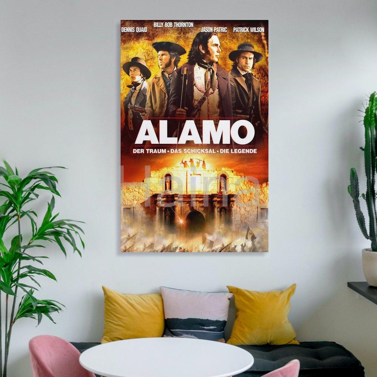 DFGSRYET DFGSRYET The Alamo Movie Poster (2004) 2 Canvas Painting Wall Art Poster for Bedroom Living Room Decor 08x12inch(20x30cm), Unframe-style