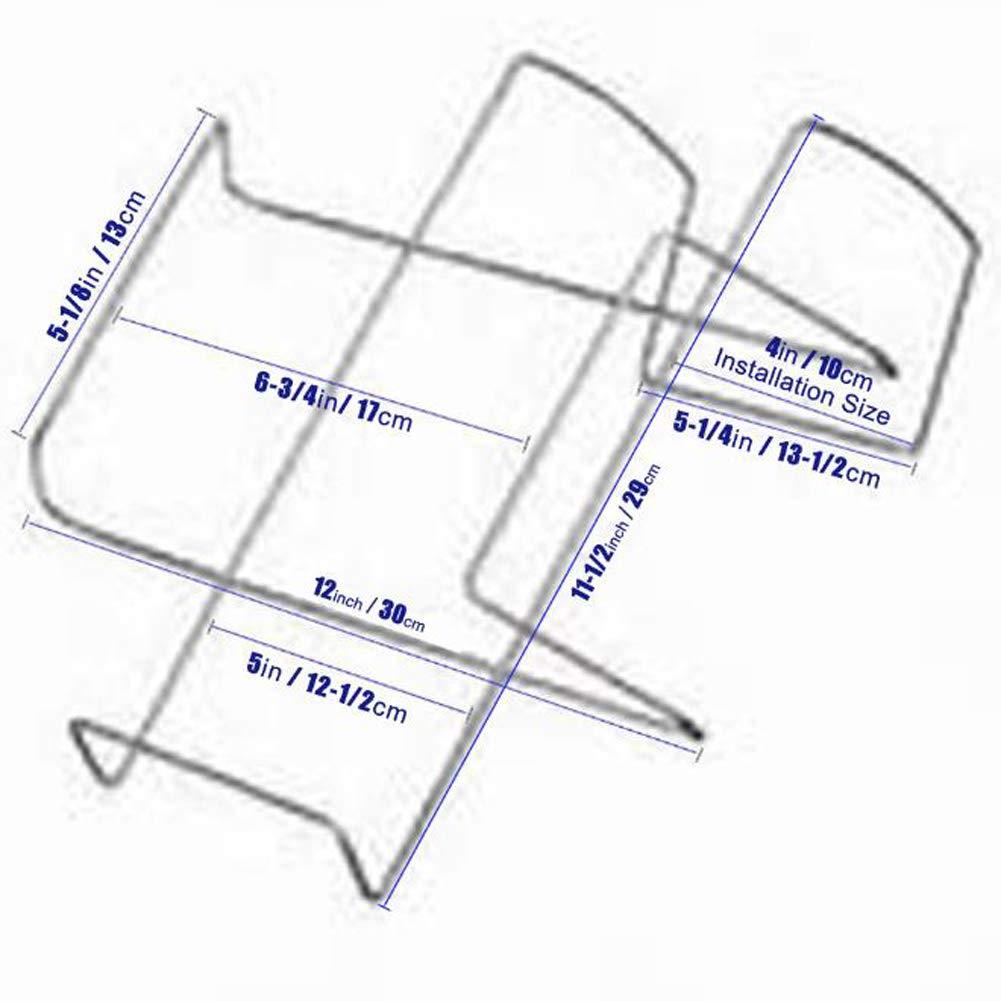 Attisstore Attisstore Hard Hat Holder for Truck Seat, Steel Hard Hat Racks with Rust Resistant Seat Back Storage, Gray