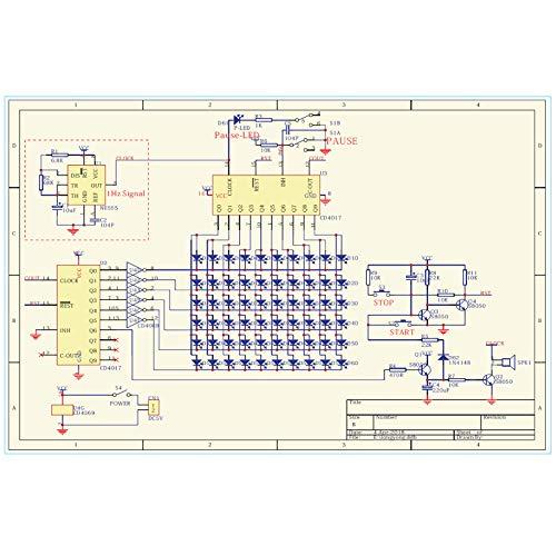 Gikfun Gikfun 60 Seconds DIY Electronic Timer Soldering Practice Board Kit for Arduino 61 Red LED EK1904