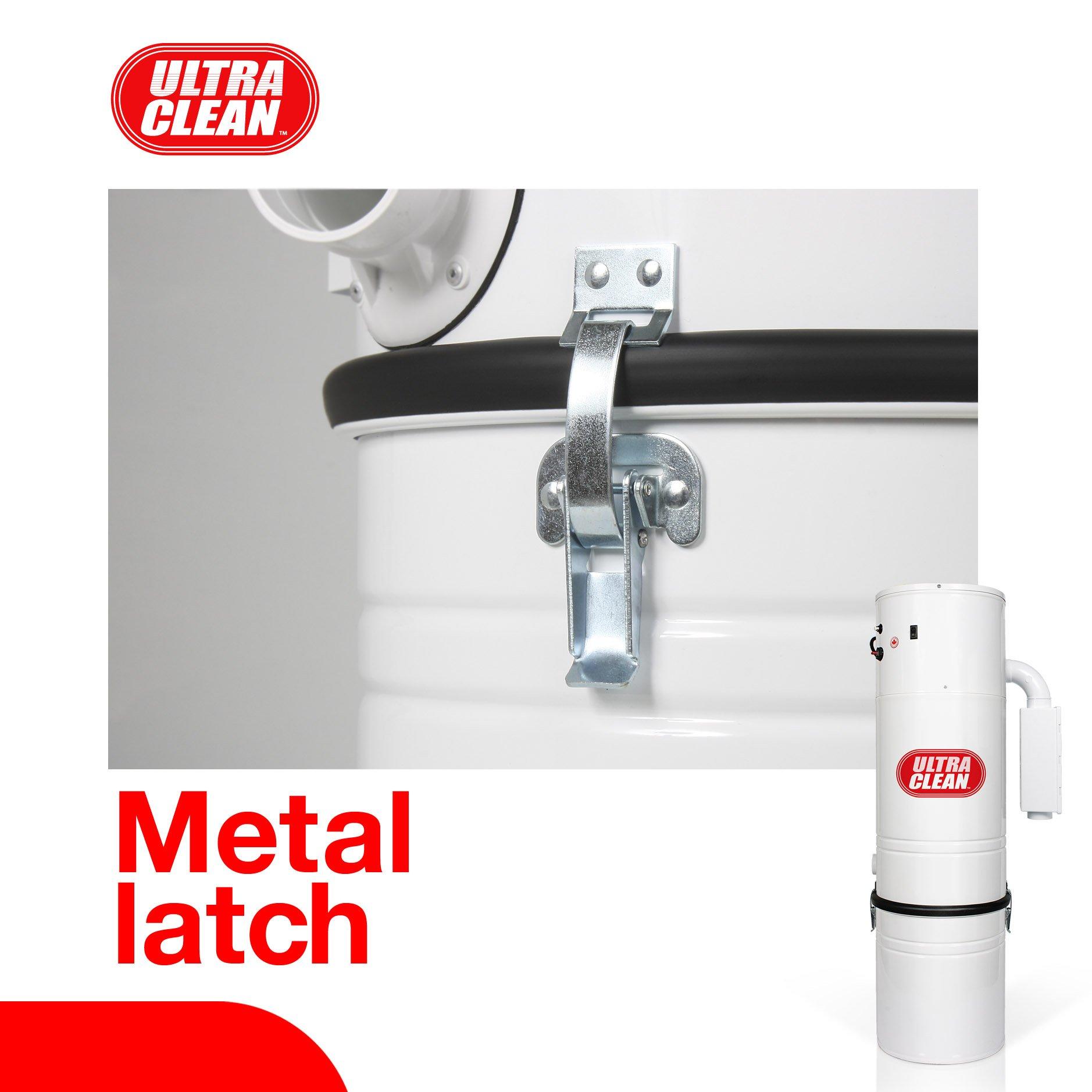 Ultra Clean logo Ultra Clean SC200 Central Vacuum System Power Unit with Ametek Tangential Bypass Motor Up to 7,500 sq.ft Homes Made in Canada White