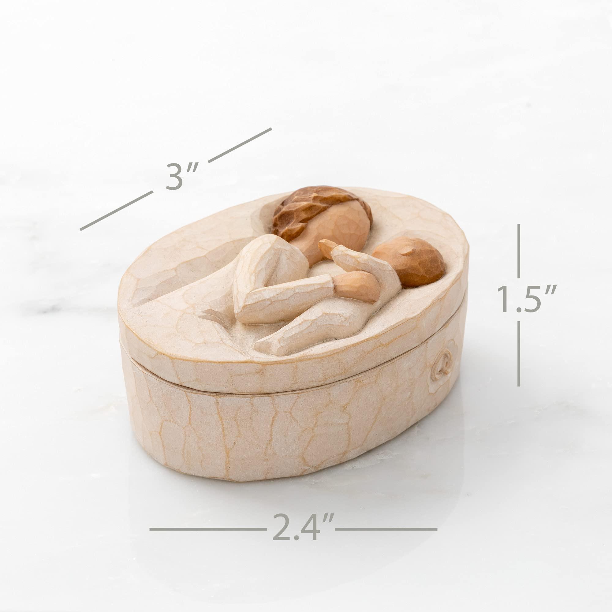 Willow Tree Willow Tree Grandmother, Love that Transcends the Years, Box for Jewelry and Treasures, Reminder of Those you Love who Call you Grandma, Sculpted Hand-Painted Keepsake Box