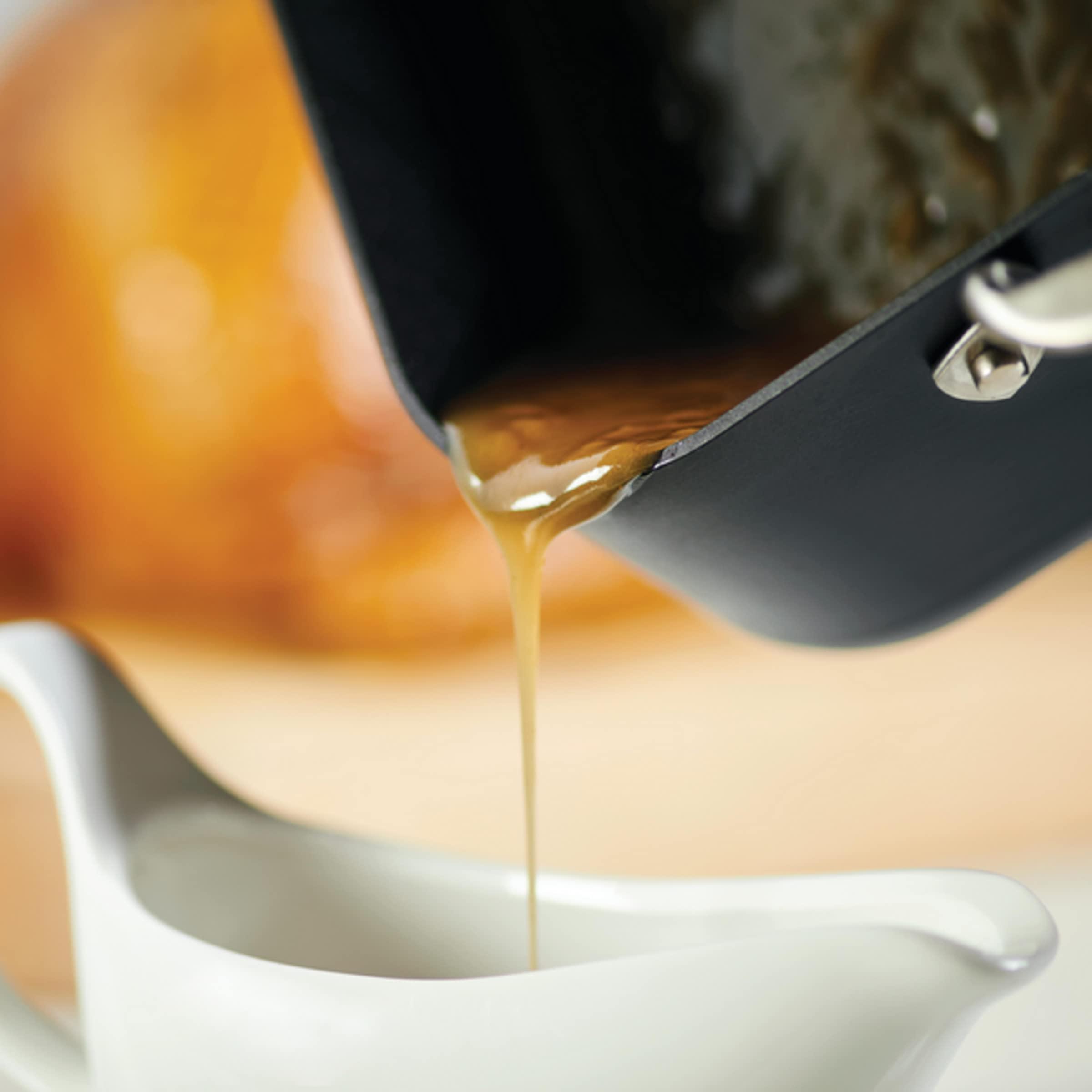 KitchenAid KitchenAid Hard Anodized Roasting Pan/Roaster with Removable Rack, 13 Inch x 15.75 Inch, Matte Black