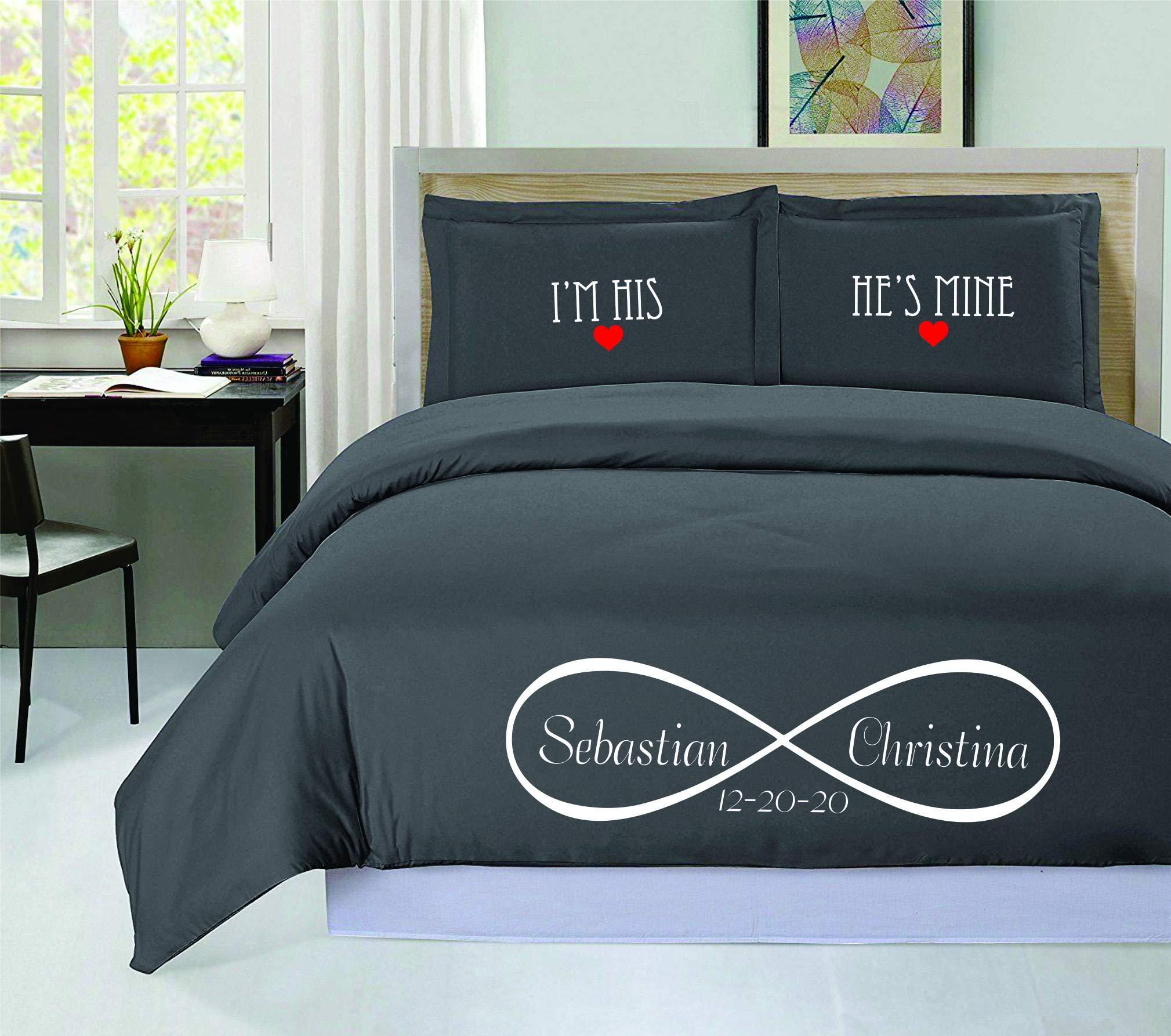 Generic Custom Duvet Cover, Personalized Duvet Cover, Custom Bedding, Personalized Bedding, Anniversary Gift, Wedding Gift, Couples Gift, 44