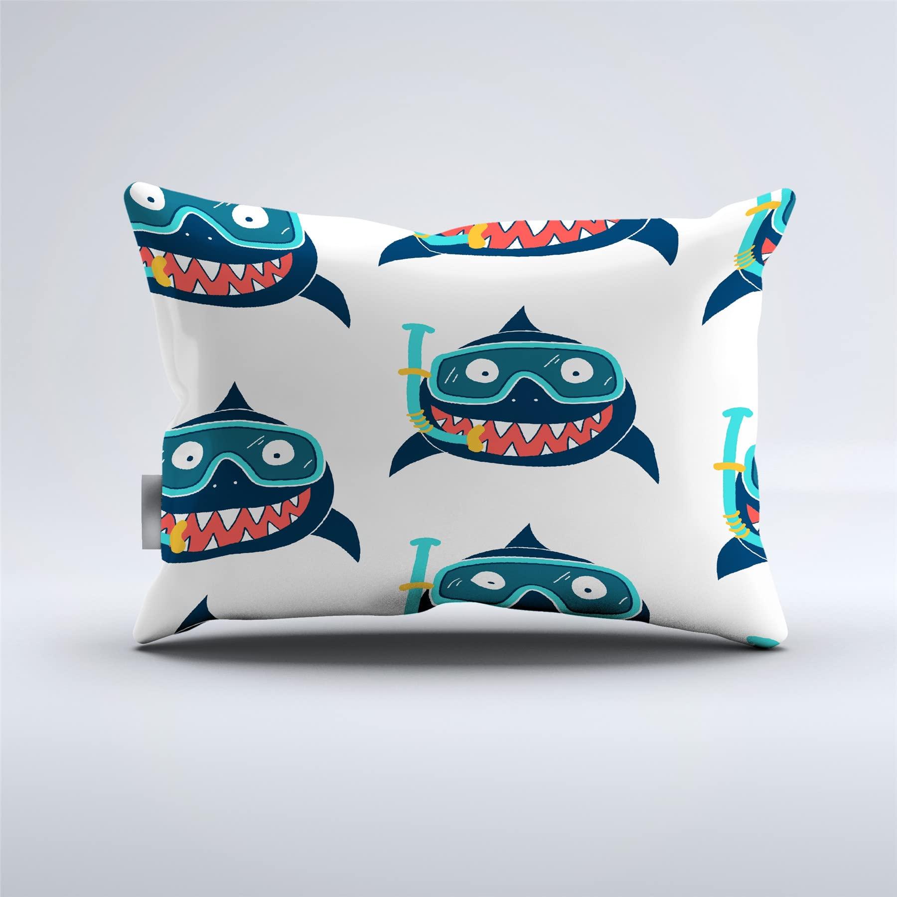 REALIN REALIN Sharks Duvet Cover Set Cute Shark Decoration Cartoon Shark Bedding Girl Boy Kids Bed Sets 2/3/4PCS Quilt Covers/Sheets/Pillow Shams,Twin/Full/Queen/King (C,Full-200x229cm-4PCS)