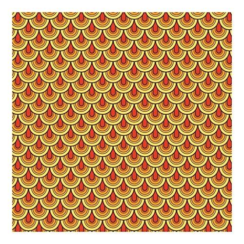 PPS. Imaging GmbH Non-woven Wallpaper - Retro scales - Mural Square wallpaper wall mural photo feature wall-art wallpaper murals bedroom living room