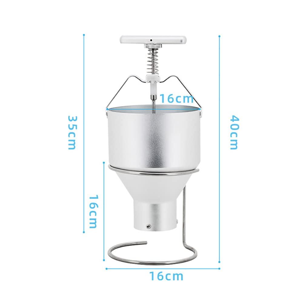 NF Commercial Doughnut Maker 3L Manual Donut Making Machine Stainless Steel Donut Dispenser with 6 Gear Adjustable Width