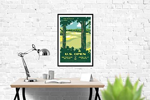Lee Wybranski Lee Wybranski Official Golf Art / 2009 U.S. Open Major Championship at world famous golf course Bethpage Black / 24" x 36" Print/Golf Gifts Golf Accessories Golf Gifts for Men
