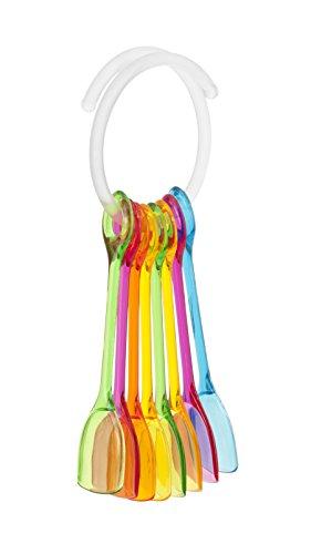 Tescoma Tescoma Party Spoons with Container, 15 Pcs Presto, Assorted, 20 x 14 x 6.2 cm