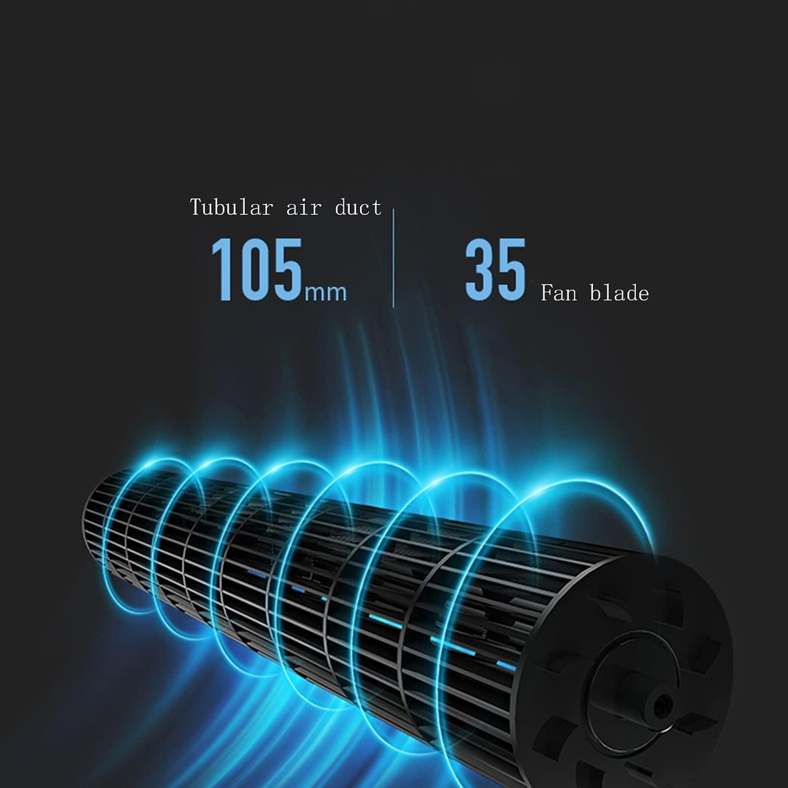 STVAZ Air Curtain, Ultra-Thin Alloy Shell for Commercial/Domestic Use, Ultra-high Power Commercial/Domestic, Air Curtain with Remote Control and Button Switch, Quiet, Small Body, Light Weight