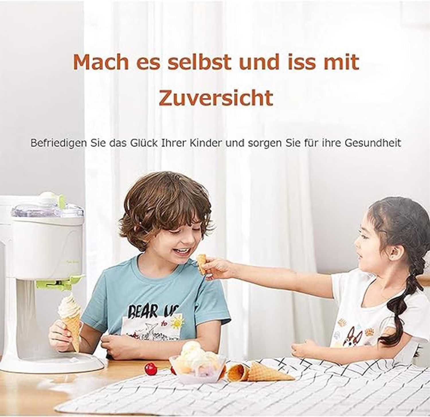 SOYPAX Soft Serve Ice Cream Machine, Home DIY Kitchen Automatic Mini Fruit Soft Serve Ice Cream Machine, Healthy, Simple One Push Operation