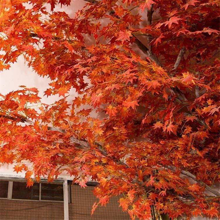 Sohodoo Large Red Artificial Maple Trees Maple Tree Arch Red Fake Maple Leaves Indoor Outdoor Home Office Party (Size : 1mx0.9m)