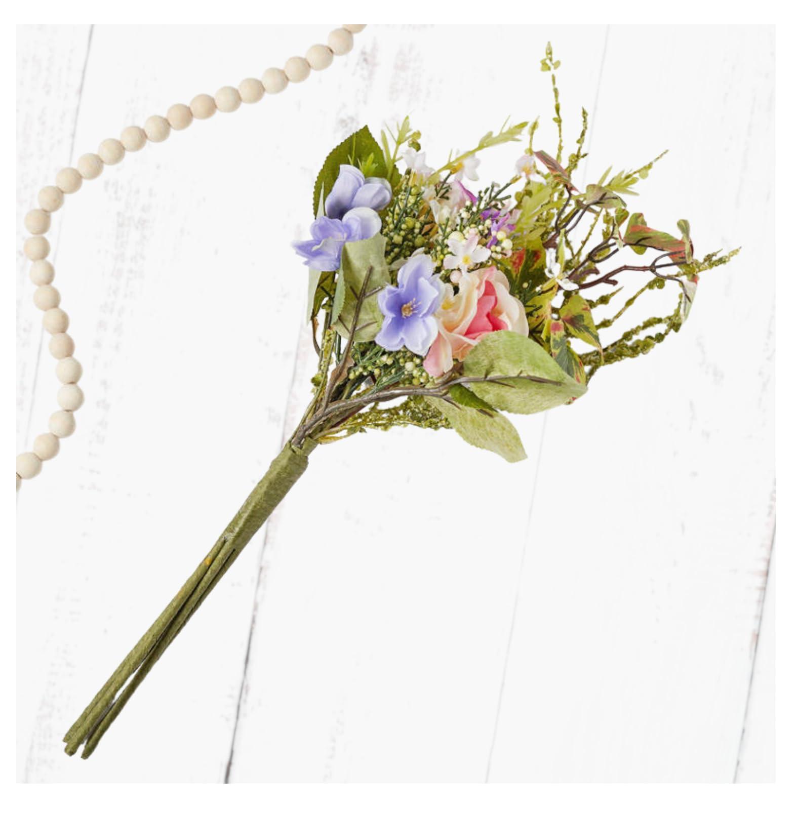 Factory Direct Craft Factory Direct Craft Artificial Mixed Summer Bouquet - for Spring Easter Arrangements and Summer Displays (17 Inches High)