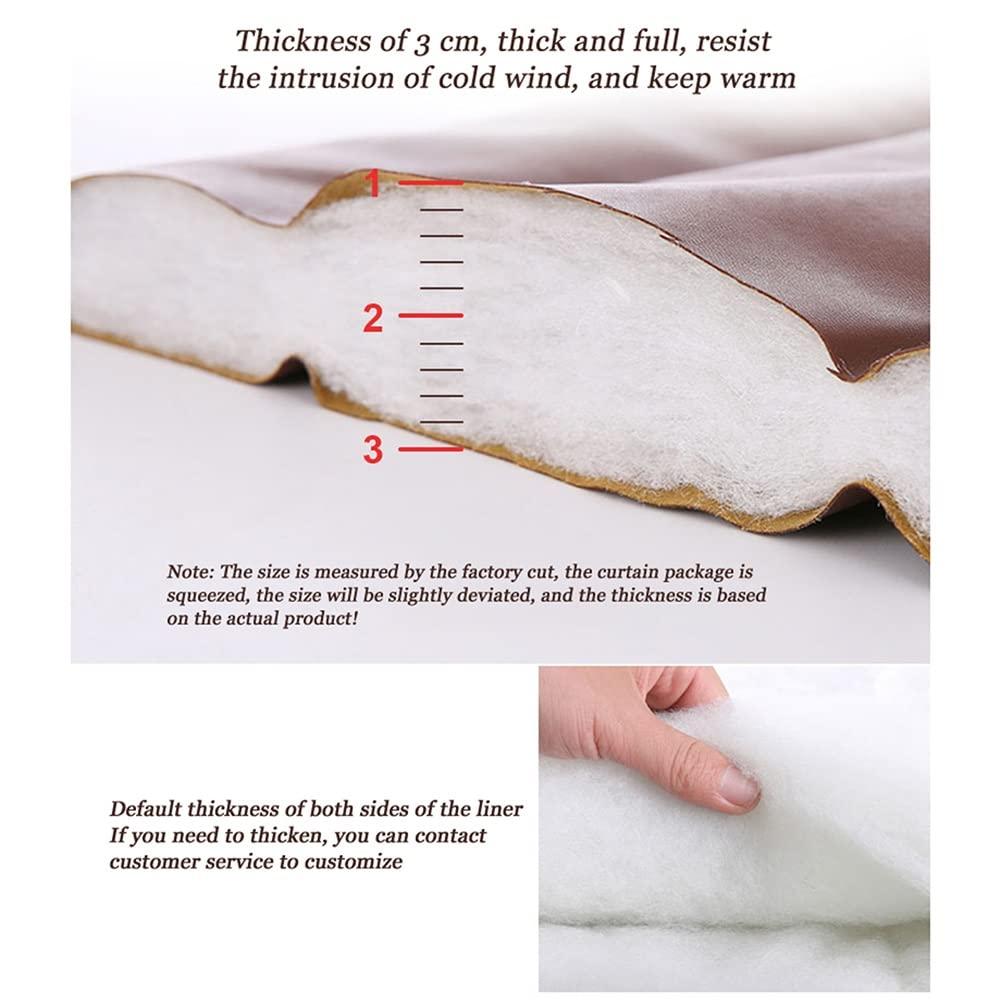 YZJJ YZJJ Sound Proof Soundproof Door Curtains Winter Cotton Thicken Curtain Blanket - Partition Insulation Thermal Curtain - Home Bedroom Windproof Cloth Waterproof PU