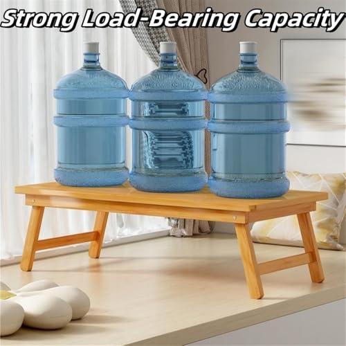 Hveqohls Hveqohls Large Size Coffee Table, Side Table with Foldable Design, Laptop Desk Suitable for Bedroom, Living Room, Office and Bay Window(Yellow,26.4 * 13.5 * 10.6in)