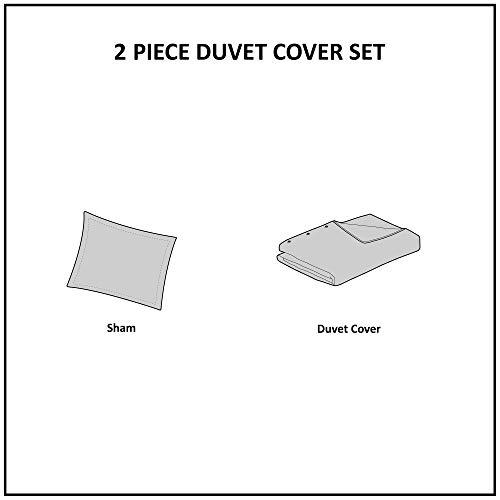 Harbor House Harbor House 100% Cotton Duvet Cover, Seashells Duvet Cover Set – Light Weight Bed Comforter Covers, Beach House Blue Ivory Full/Queen (90"x90") 3 Piece