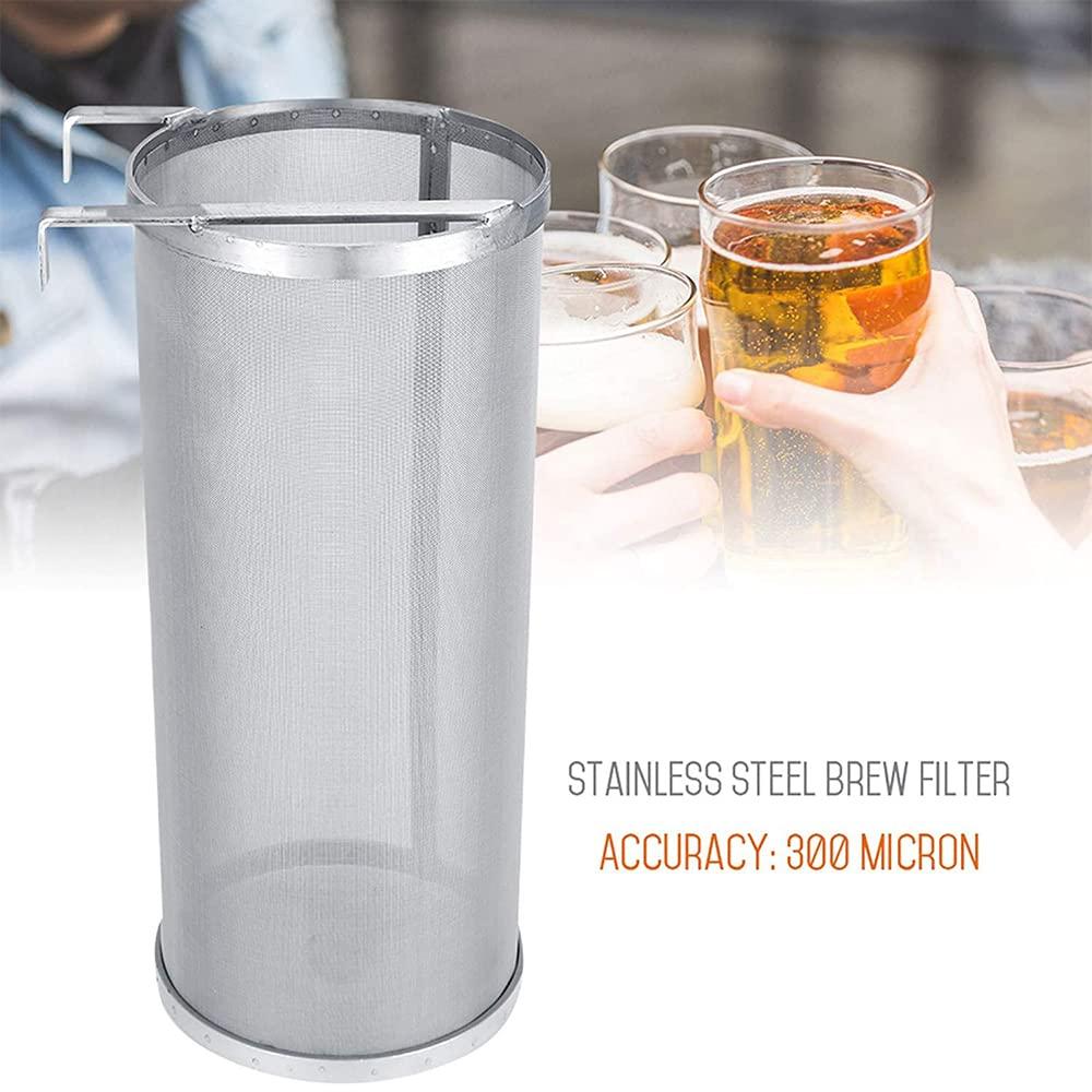 MNSSRN MNSSRN Refined Beer Filter Basket, Hops Filter, Red Wine Filter, Brewing Accessories are Solid and Durable, Malt Filter,30cm