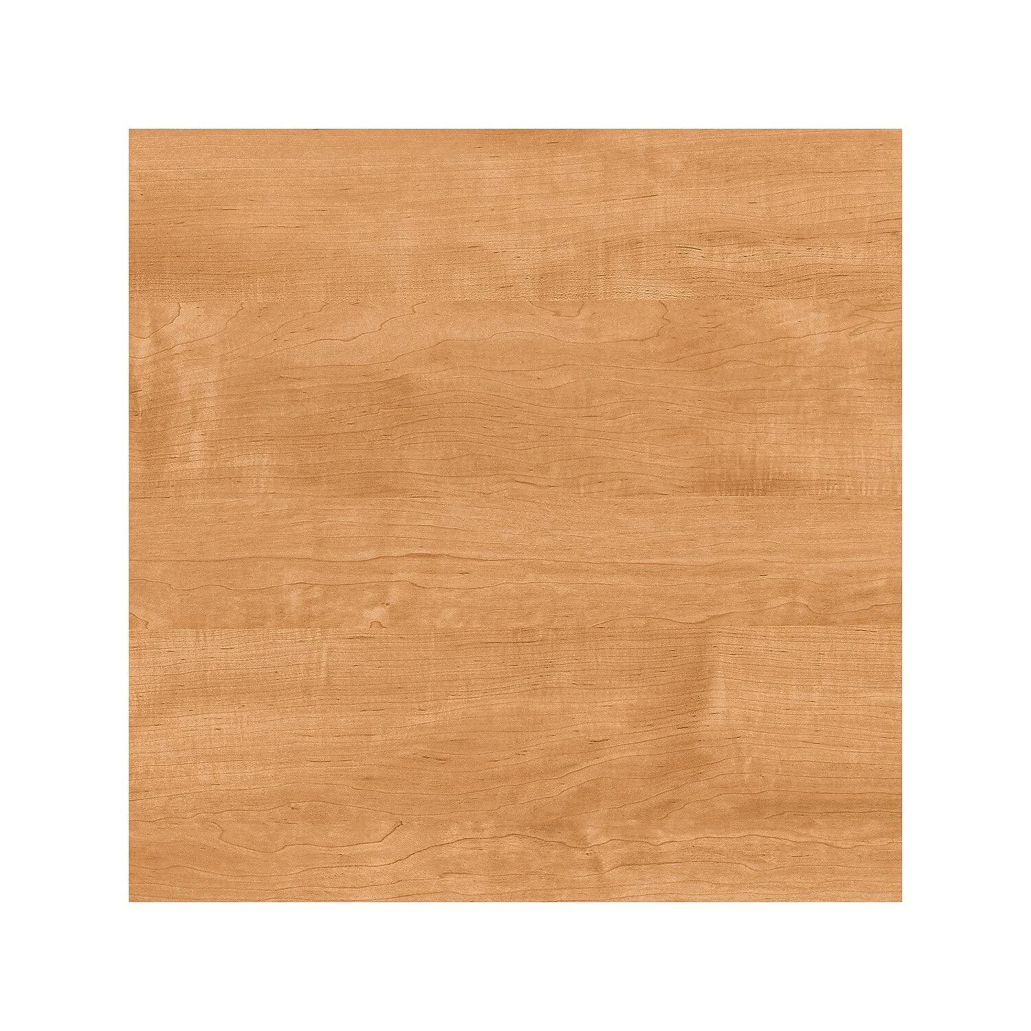 Bush Business Furniture Bush Furniture Somerset 72W L Shaped Desk with Hutch and 5 Shelf Bookcase in Maple Cross