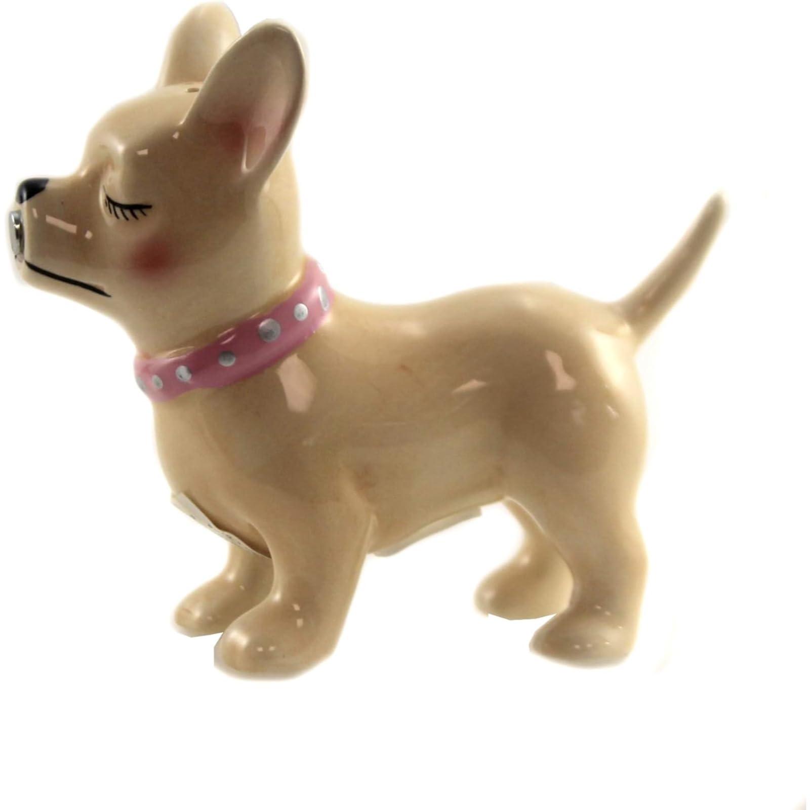 Pacific Giftware Pacific Trading Kissing Chihuahuas Pucker Up Pups, Salt and Pepper Shaker Set, Magnetic