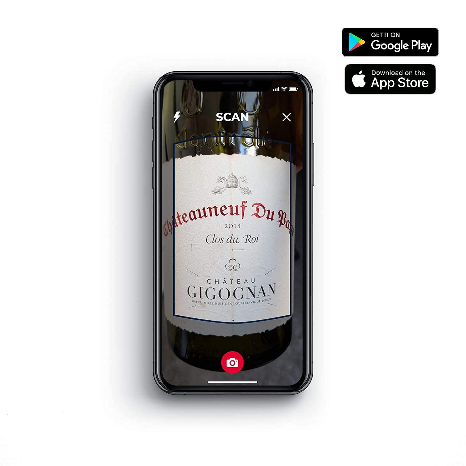 AVEINE AVEINE Original - Connected Wine Aerator - Android & iOS Compatible - Box containing 1 Smart Aerator, 1 Protection Bag, 1 Charging Stand, 1 USB Cable - Instant Wine Aeration - Manufacturer Warranty