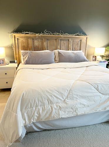 Alpaca Home Alpaca Duvet - Hypoallergenic Comforter/Down Alternative - 100% Alpaca Wool Filling with 100% Pima Cotton Casing | Regular Weight ~ New (Double/Queen)