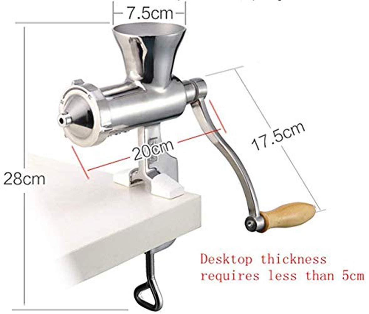 MIFXIN Manual Wheatgrass Juicer Stainless Steel Juicer Extractor Vegetable and Fruit Juicer Lemon Orange Squeezer Juicer Hand Press