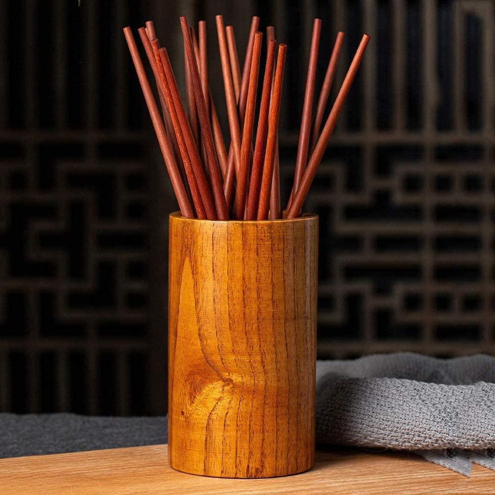 ZHANGDONG ZHANGDONG Chopsticks Reusable Metal Chopsticks Wooden Chopsticks Metal Chopsticks 5 Pairs Chinese Chopsticks Gift Set, Natural Wood and Brass Head Chopsticks.Apply to Home and Restaurant,Outd