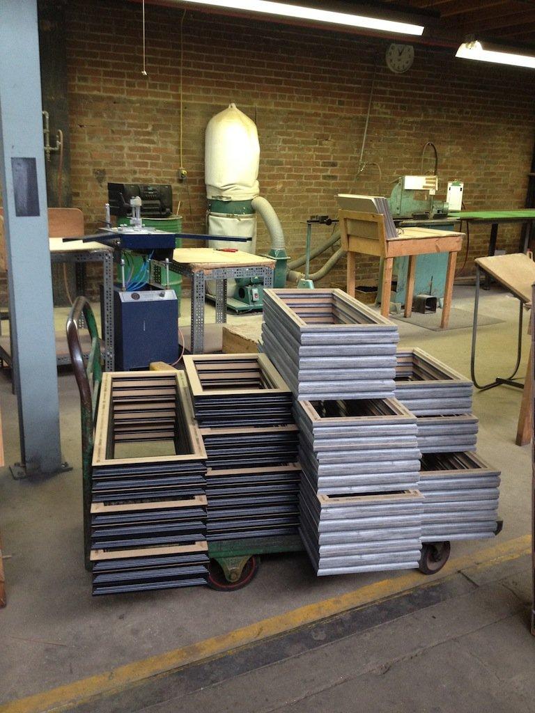 Creative Letter Art Creative Letter Art 4 x 6 Multiple Opening Picture Frame Collage with 5 holes, Manhattan Black Frame with 10 x 24-inch Black Mat, Full-Strength Glass, Photo Collage for Wall, 5 Openings