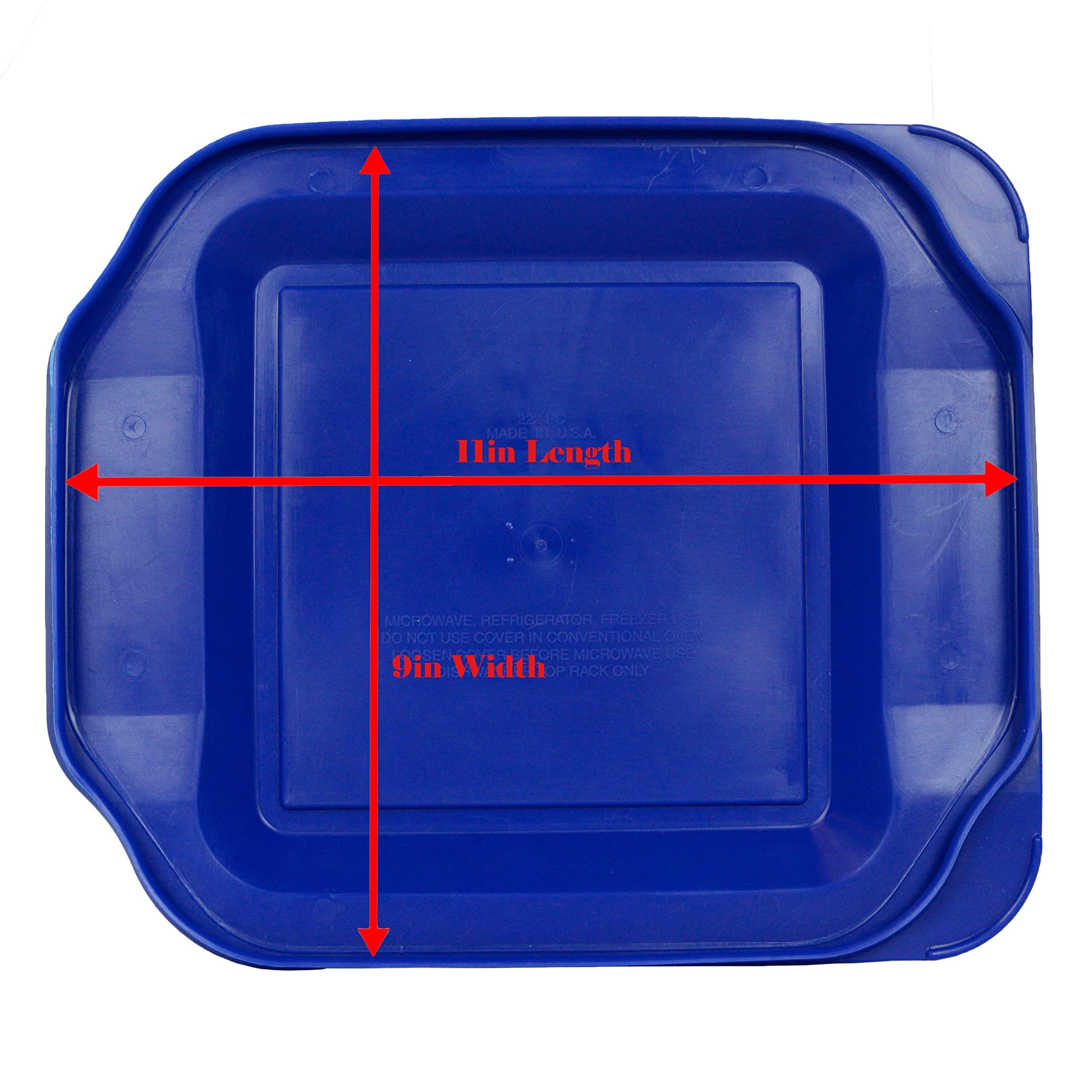 Pyrex Pyrex 222-PC 2qt Blue Lid (2-Pack)