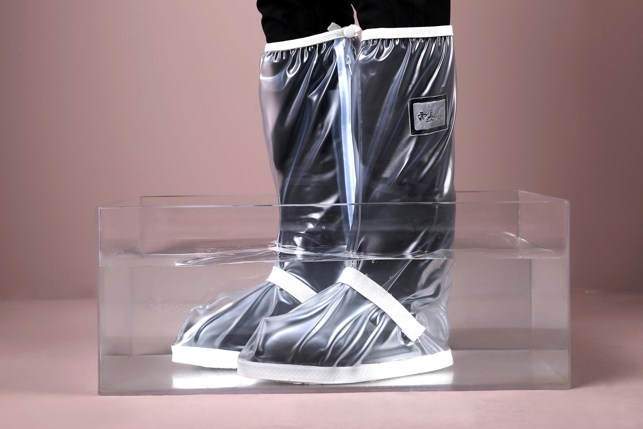 Galashield Rain Shoe Covers | Waterproof Shoe Covers for Men and Women | Reusable Galoshes Overshoes (Large)