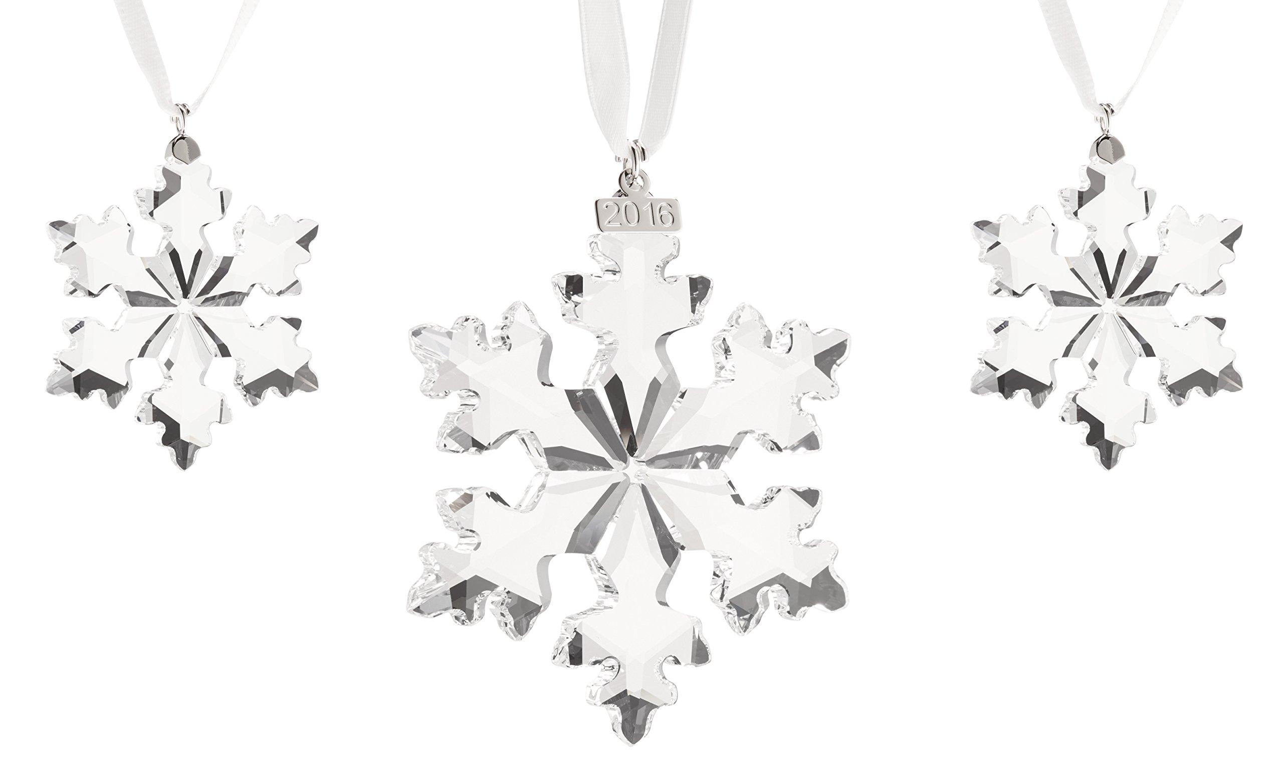 SWAROVSKI Swarovski 3-Piece Christmas Ornament Set, Limited Edition 2016